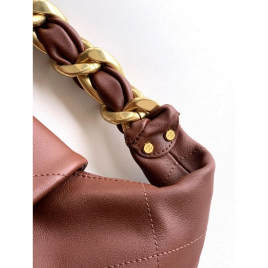Replica Chanel Maxi Hobo Bag AS5839 Calfskin Brown