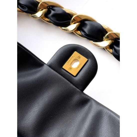 Replica Chanel  Hobo Bag AS5838 Calfskin Black