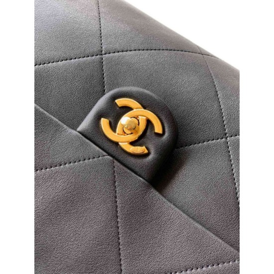 Replica Chanel  Hobo Bag AS5838 Calfskin Black