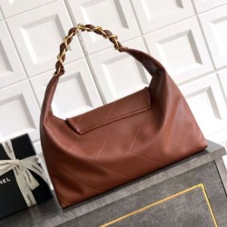 Replica Chanel  Hobo Bag AS5838 Calfskin Brown