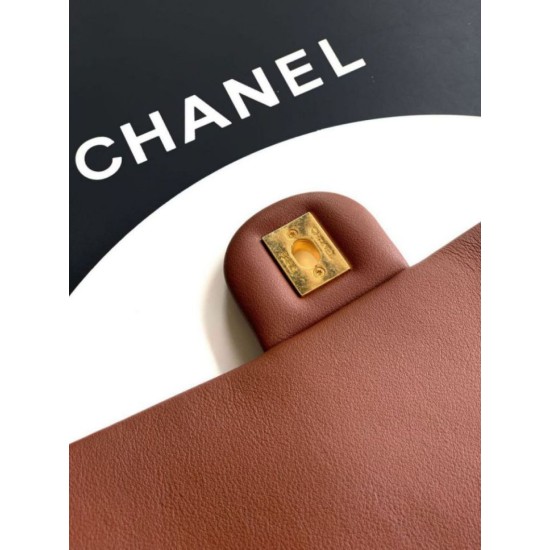 Replica Chanel  Hobo Bag AS5838 Calfskin Brown