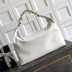 Replica Chanel  Hobo Bag AS5838 Calfskin White