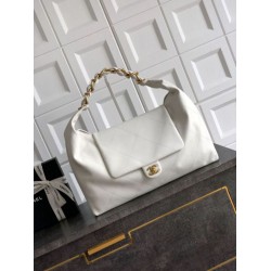 Replica Chanel  Hobo Bag AS5838 Calfskin White