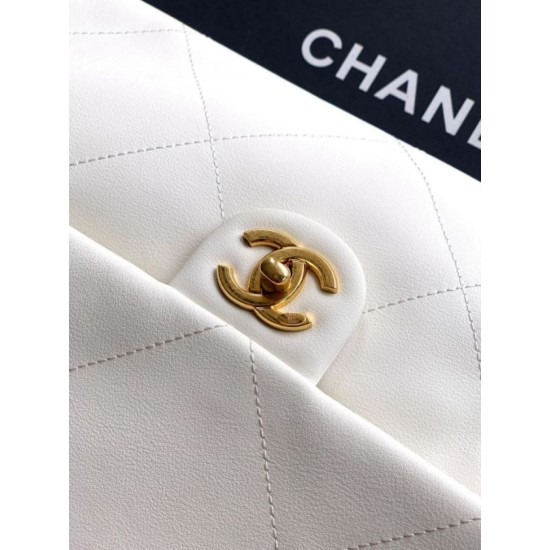 Replica Chanel  Hobo Bag AS5838 Calfskin White