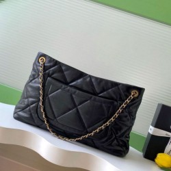 Replica Chanel Shopping Bag AS5740 Lambskin Black
