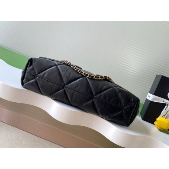 Replica Chanel Shopping Bag AS5740 Lambskin Black
