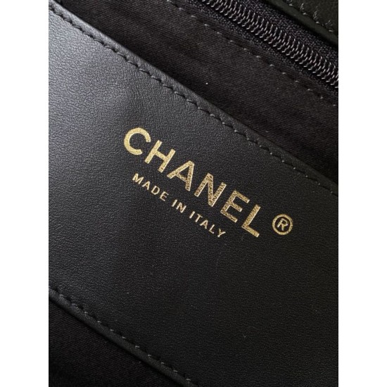 Replica Chanel Maxi Flap bag AS5727 Lambskin Black