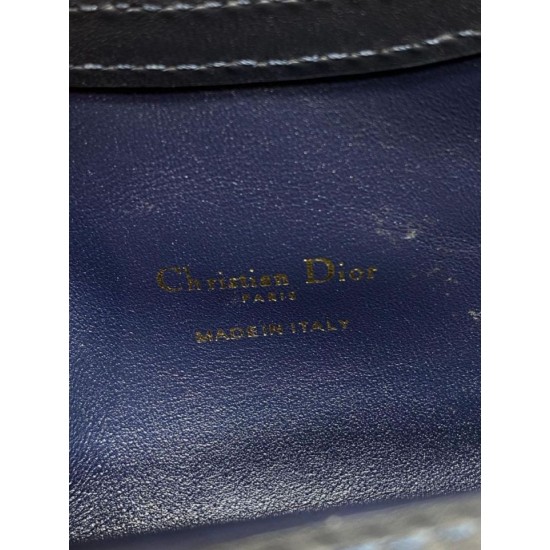 Replica Dior Jolie Top Handle Mini Bag Dior Oblique jacquard S3123 Blue