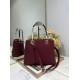 Replica Dior CD 26SS Bow-Adorned Tote Bag Burgundy