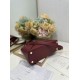 Replica Dior CD 26SS Bow-Adorned Tote Bag Burgundy