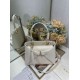 Replica Dior CD 26SS Bow-Adorned Tote Bag White