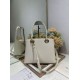 Replica Dior CD 26SS Bow-Adorned Tote Bag White