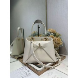 Replica Dior CD 26SS Bow-Adorned Tote Bag White