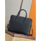 Replica Dior CD Icon Men Zipper Briefcase Tote Shoulder Bag Black Replica Dior CD Icon Men Zipper Briefcase Tote Shoulder Bag Black