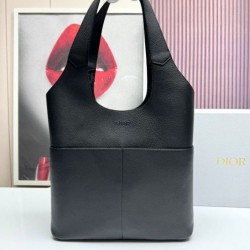 Replica Dior Privé Icons Men Tote Bag Black Calfskin  