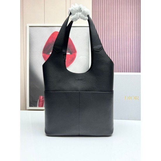 Replica Dior Privé Icons Men Tote Bag Black Calfskin  