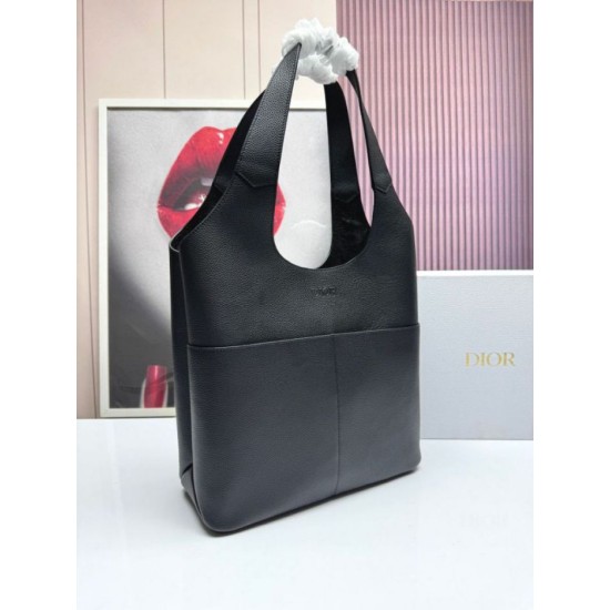 Replica Dior Privé Icons Men Tote Bag Black Calfskin  