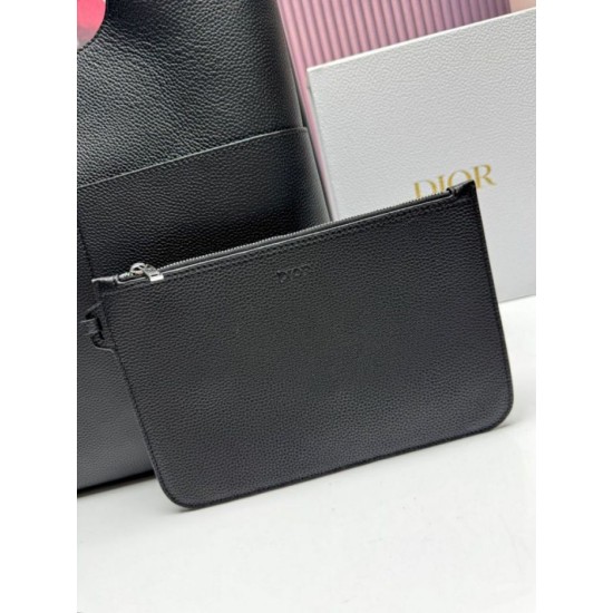 Replica Dior Privé Icons Men Tote Bag Black Calfskin  