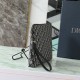 Replica Dior A4 Zipper Clutch Dior Oblique Bag Black