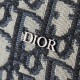 Replica Dior A4 Zipper Clutch Dior Oblique Bag Black