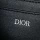 Replica Dior A4 Zipper Clutch Dior Oblique Bag Black