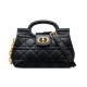 Replica Dior Jolie Top Handle Mini Bag Cannage S3123 Black