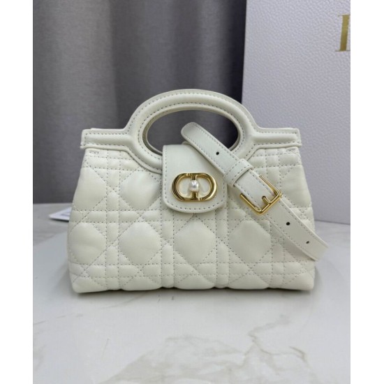 Replica Dior Jolie Top Handle Mini Bag Cannage S3123 Beige