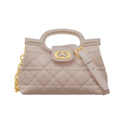 Replica Dior Jolie Top Handle Mini Bag Cannage S3123 Pink