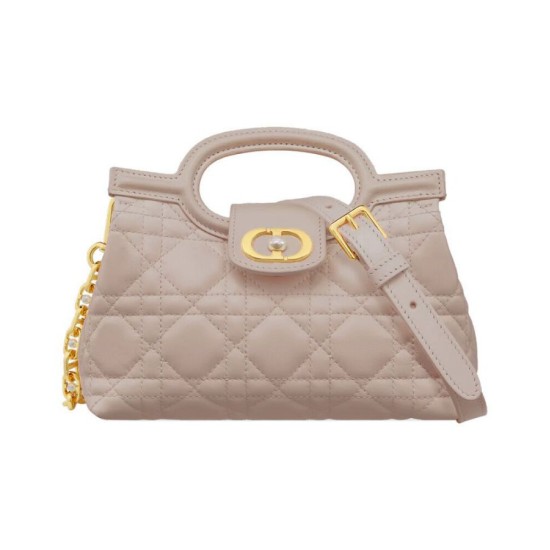 Replica Dior Jolie Top Handle Mini Bag Cannage S3123 Pink