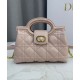 Replica Dior Jolie Top Handle Mini Bag Cannage S3123 Pink