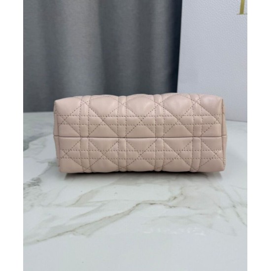 Replica Dior Jolie Top Handle Mini Bag Cannage S3123 Pink