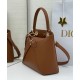 Replica Dior CD 26SS Bow-Adorned Tote Bag Coffee
