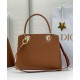 Replica Dior CD 26SS Bow-Adorned Tote Bag Coffee