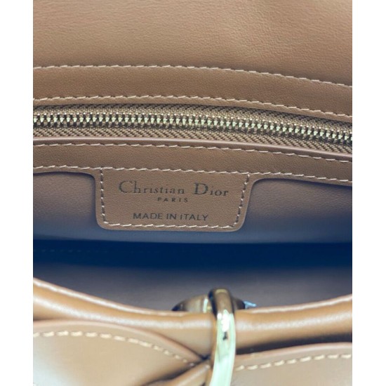 Replica Dior CD 26SS Bow-Adorned Tote Bag Coffee