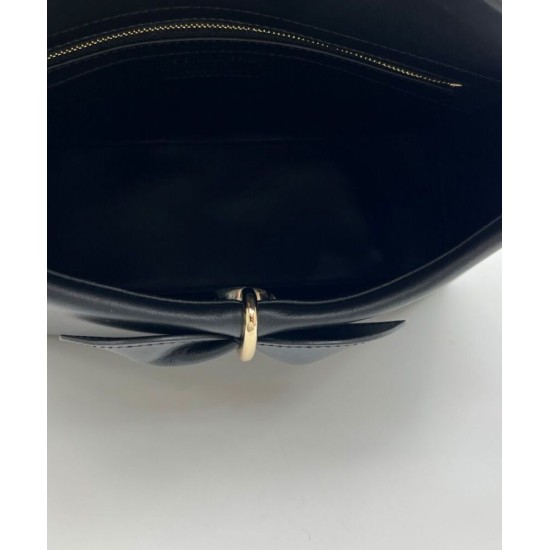 Replica Dior CD 26SS Bow-Adorned Tote Bag Black