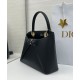 Replica Dior CD 26SS Bow-Adorned Tote Bag Black