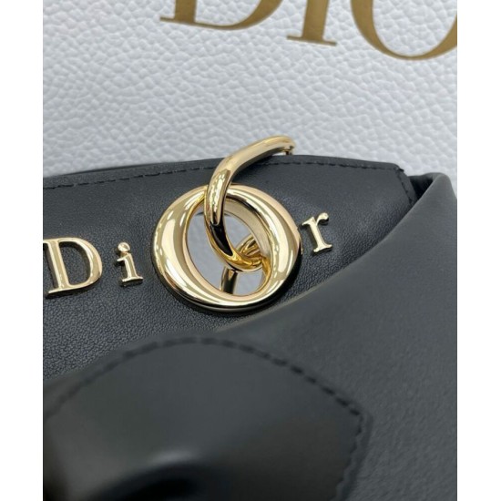Replica Dior CD 26SS Bow-Adorned Tote Bag Black
