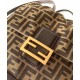 Replica Fendi FF Jacquard Fabric Drawstring Backpack 8BZ057 Coffee Replica Fendi FF Jacquard Fabric Drawstring Backpack 8BZ057 Coffee