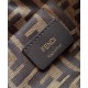Replica Fendi FF Jacquard Fabric Drawstring Backpack 8BZ057 Coffee Replica Fendi FF Jacquard Fabric Drawstring Backpack 8BZ057 Coffee