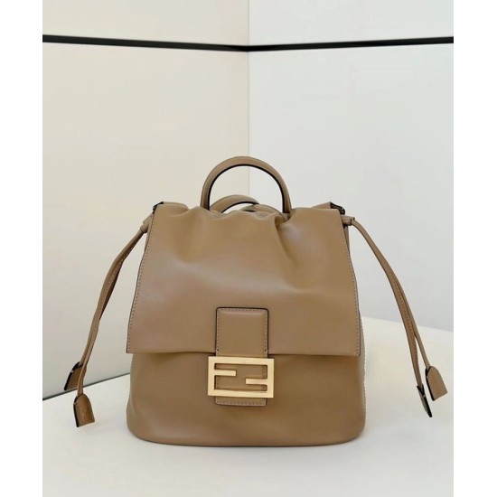 Replica Fendi Cappuccino Vintage Women Drawstring Backpack Apricot Replica Fendi Cappuccino Vintage Women Drawstring Backpack Apricot