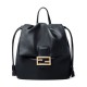 Replica Fendi Cappuccino Vintage Women Drawstring Backpack Black Replica Fendi Cappuccino Vintage Women Drawstring Backpack Black