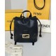 Replica Fendi Cappuccino Vintage Women Drawstring Backpack Black Replica Fendi Cappuccino Vintage Women Drawstring Backpack Black