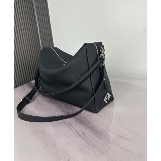 Replica Fendi Lui Medium/Large shoulder bag Bag 7VA667 Black Replica Fendi Lui Medium/Large shoulder bag Bag 7VA667 Black