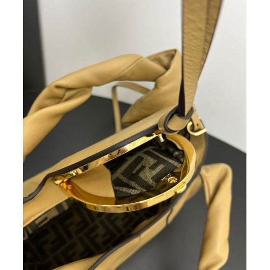 Replica Fendi Spy Mini/Small/Large Tote Bag Apricot Replica Fendi Spy Mini/Small/Large Tote Bag Apricot