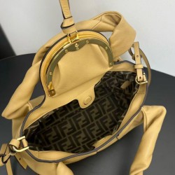 Replica Fendi Spy Mini/Small/Large Tote Bag Apricot