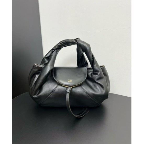 Replica Fendi Spy Mini/Small/Large Tote Bag Black Replica Fendi Spy Mini/Small/Large Tote Bag Black