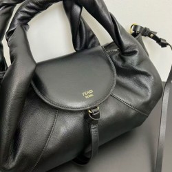 Replica Fendi Spy Mini/Small/Large Tote Bag Black