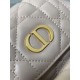 Replica Dior Caro Small Backpack in Beige Macrocannage Lambskin