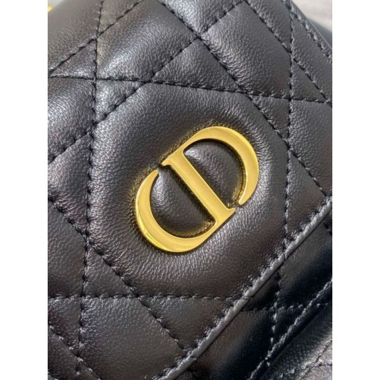 Replica Dior Caro Small Backpack in Black Macrocannage Lambskin Replica Dior Caro Small Backpack in Black Macrocannage Lambskin