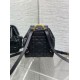 Replica Dior Caro Small Backpack in Black Macrocannage Lambskin Replica Dior Caro Small Backpack in Black Macrocannage Lambskin